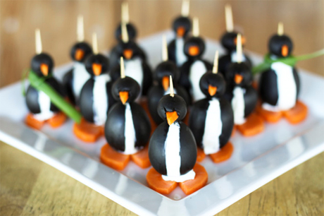 Black Olive Penguins from Foodie with Family